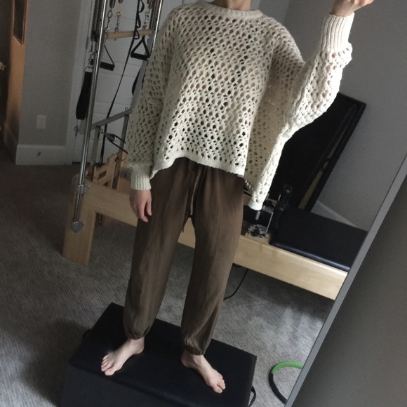 Ulla Johnson Freja suspender pants / overalls teak - Picture 4 of 7